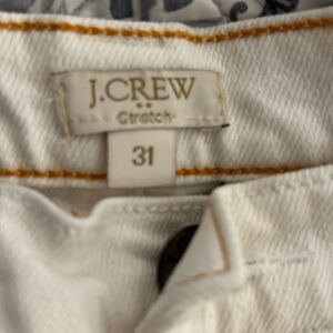 J. Crew white shoes size 31